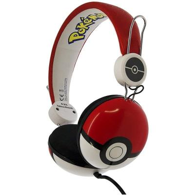 Auriculares Infantiles OTL Pokéball Red/ Jack 3.5/ Rojos