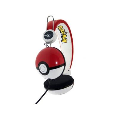 Auriculares Infantiles OTL Pokéball Red/ Jack 3.5/ Rojos