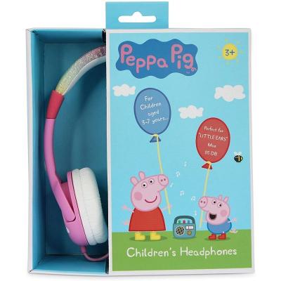 Auriculares Infantiles OTL Peppa Pig/ Jack 3.5/ Rosas