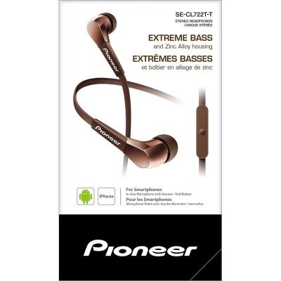 Auriculares Intrauditivos Pioneer SE-CL722T-T/ con Micrófono/