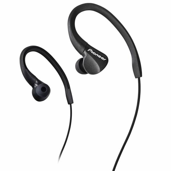 AURICULARES DEPORTIVOS PIONEER SE-E3-B NEGROS - DRIVERS 10MM - 8-22000HZ - 100DB - JACK 3.5MM - TAPONES OÍDO EN 3 TAMAÑOS