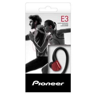 AURICULARES DEPORTIVOS PIONEER SE-E3-R ROJOS - DRIVERS 10MM -