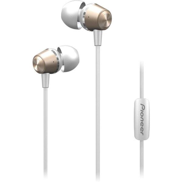 Auriculares Intrauditivos Pioneer SE-QL2T-G/ con Micrófono/ Jack 3.5/ Oro