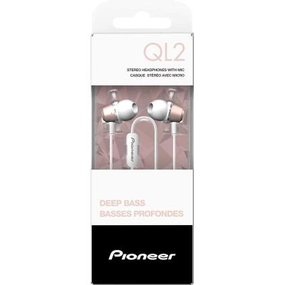 AURICULARES INTRAUDITIVOS PIONEER SE-QL2T-P ROSA - DRIVERS 10MM