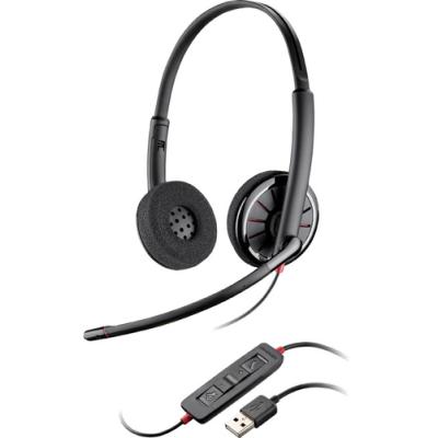 AURICULARES PLANTRONICS BLACKWIRE 320-M - BIAURAL - MICRÓFONO