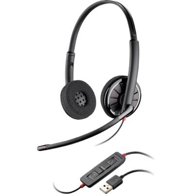 AURICULARES PLANTRONICS BLACKWIRE 320-M - BIAURAL - MICRÓFONO