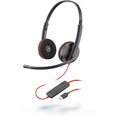 Auriculares Plantronics Blackwire C3220/ con Micrófono/ USB-C/