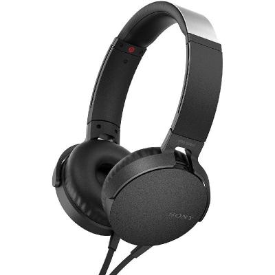 Auriculares Sony MDR-XB550 Extra Bass/ Jack 3.5/ Negros