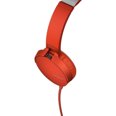 Auriculares Sony MDR-XB550 Extra Bass/ Jack 3.5/ Rojos