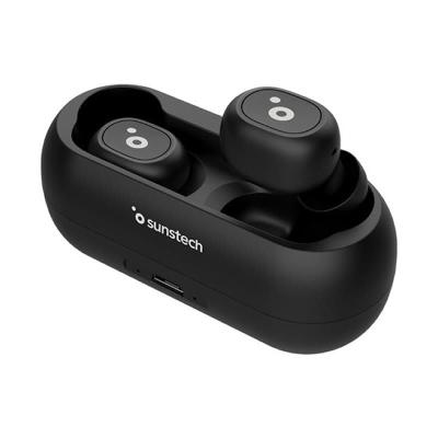 Auriculares Bluetooth Sunstech WAVEPODSLITEBK/ con estuche de