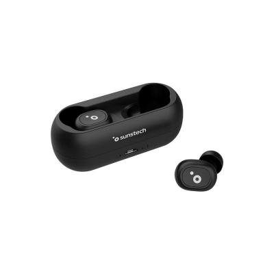 Auriculares Bluetooth Sunstech WAVEPODSLITEBK/ con estuche de