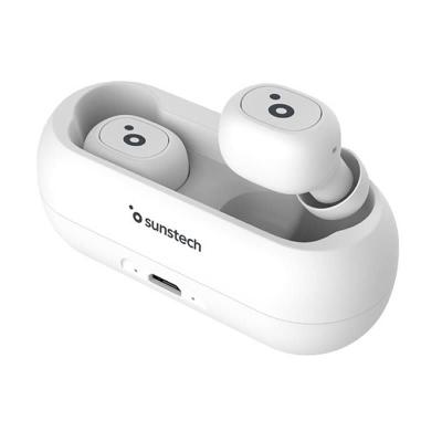 Auriculares Bluetooth Sunstech WAVEPODSLITEWT/ con estuche de