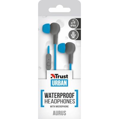 AURICULARES IMPERMEABLES TRUST URBAN AURUS BLUE - DRIVERS 10MM