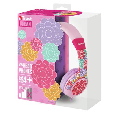 AURICULARES INFANTILES TRUST URBAN SPILA KIDS FLOWER -