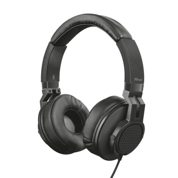 AURICULARES DJ TRUST URBAN 21707 - CABLE 1M INCLUIDO - CABLE DE UN SOLO LADO - DIADEMA AJUSTABLE - CLAVIJA 3.5MM