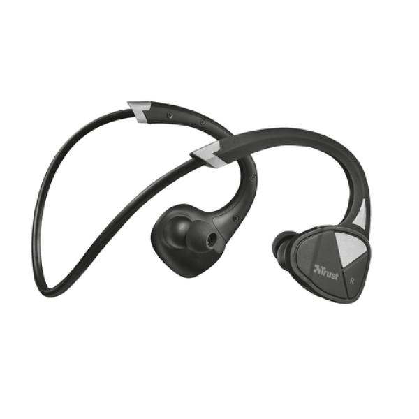 AURICULARES DEPORTIVOS BLUETOOTH TRUST URBAN VELO NECKBAND-STYLE - DRIVERS 10MM - BT 4.2 - 32OHM - BAT.RECARGABLE - ALCANCE 10M