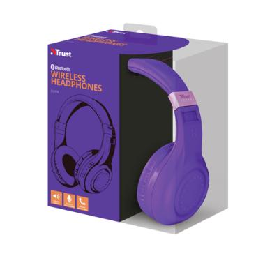 AURICULARES INALÁMBRICOS TRUST DURA NEÓN PURPLE - BLUETOOTH -