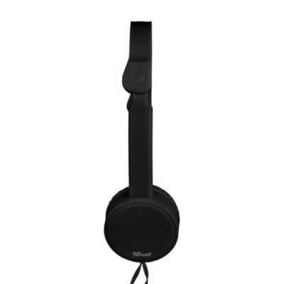 AURICULARES TRUST NANO BLACK - DRIVERS 27MM - MICRÓFONO