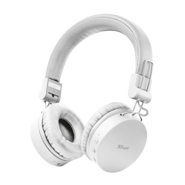 Auriculares Inalámbricos Trust Tones 23909/ con Micrófono/ Bluetooth/ Blancos