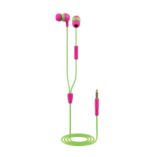 Auriculares Intrauditivos Trust Buddi Kids 23420/ con Micrófono/ Jack 3.5/ Rosas y Verdes