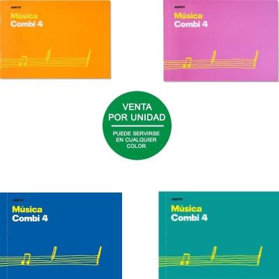 Cuaderno Grapado de Musica Additio Combi 4 M45/ 4 pentagramas/