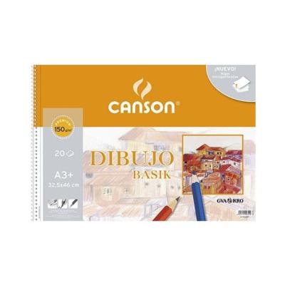 Cuaderno de Dibujo con Espiral Canson C200400694/ A3+/ 20