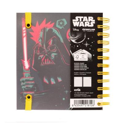 AGENDA ESCOLAR ERIK ADPM1901 STAR WARS - 14*16CM - SEPT.