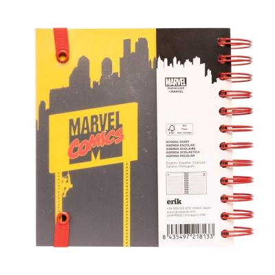 AGENDA ESCOLAR ERIK ADPM1902 MARVEL - 14*16CM - SEPT. 