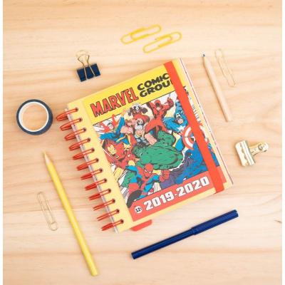 AGENDA ESCOLAR ERIK ADPM1902 MARVEL - 14*16CM - SEPT. 