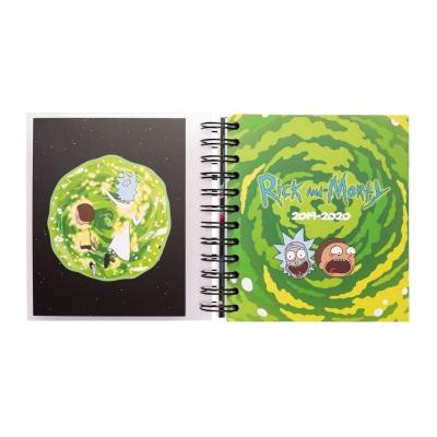 AGENDA ESCOLAR ERIK ADPM1904 RICK & MORTY - 14*16CM - SEPT.