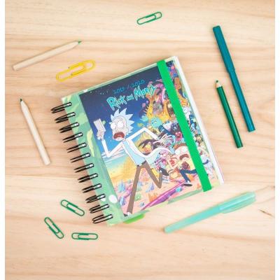 AGENDA ESCOLAR ERIK ADPM1904 RICK & MORTY - 14*16CM - SEPT.