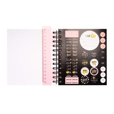 AGENDA ESCOLAR ERIK ADPM1915 GLITTER GOLD DREAMS - 14*16CM -