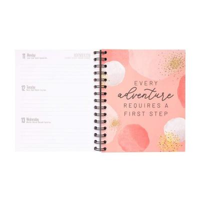 AGENDA ESCOLAR ERIK ASV1910 GLITTER GOLD DREAMS - 15.5*19CM -