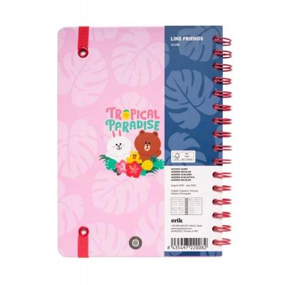 AGENDA ESCOLAR ERIK ASVA51911 LINE - 14.8*21CM - AGOSTO