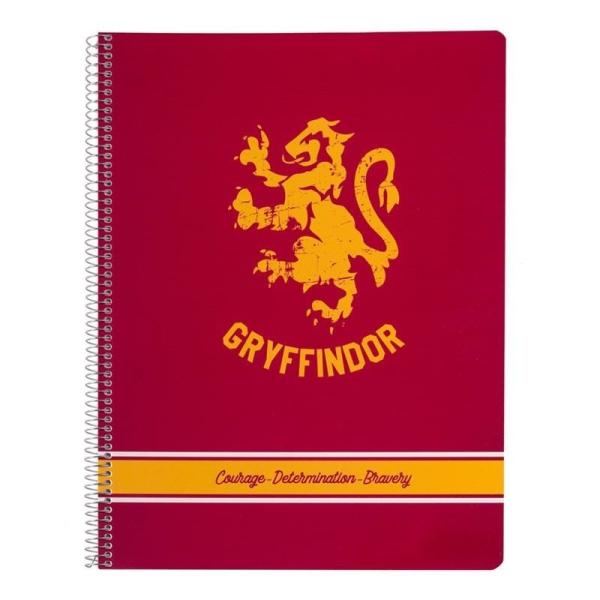 CUADERNO ERIK CTPPMA40006 HARRY POTTER GRYFFINDOR - 80 PÁGINAS A4 - 90G - PAUTADO - MICROPERFORADO - TAPA POLIPROPILENO