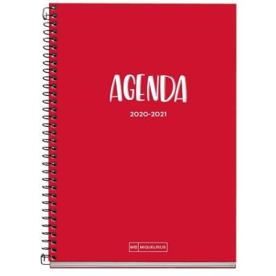 AGENDA ESCOLAR 2020/2021 MIQUEL RIUS 26105 SCHOOL PLUS ROJO -