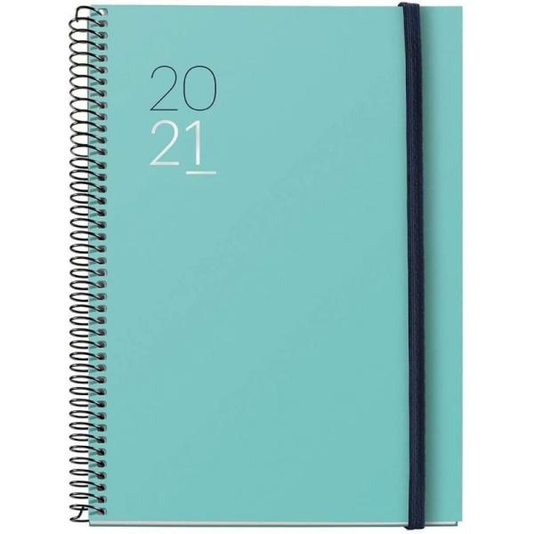 Agenda Anual 2021 Miquel Rius Basic Plus Style Urban Turquesa