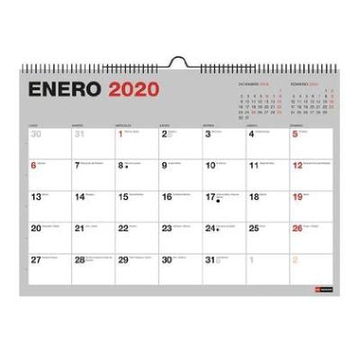 CALENDARIO DE PARED 2020 MIQUEL RIUS 28033 BASICS MR GRIS - DIN