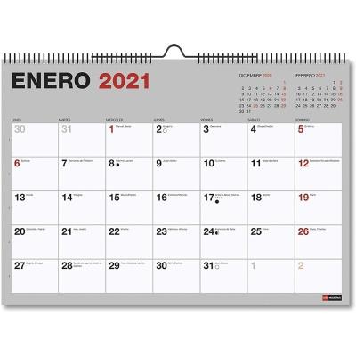 Calendario Anual 2021 A4 Pared Miquel Rius Basics