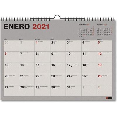 Calendario Anual 2021 A3 Pared Miquel Rius Basics Recycled