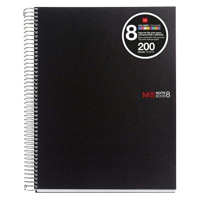 LIBRETA ESPIRAL A4 - 200 HOJAS MICROPERFORADAS - 4 TALADROS -