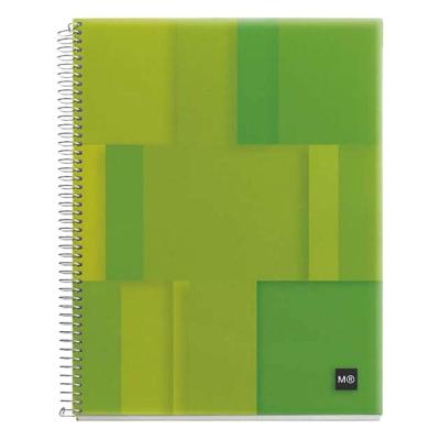 LIBRETA NB-4 A4 LUMINE VERDE MIQUELRIUS TAPA POLIPROPILENO 100