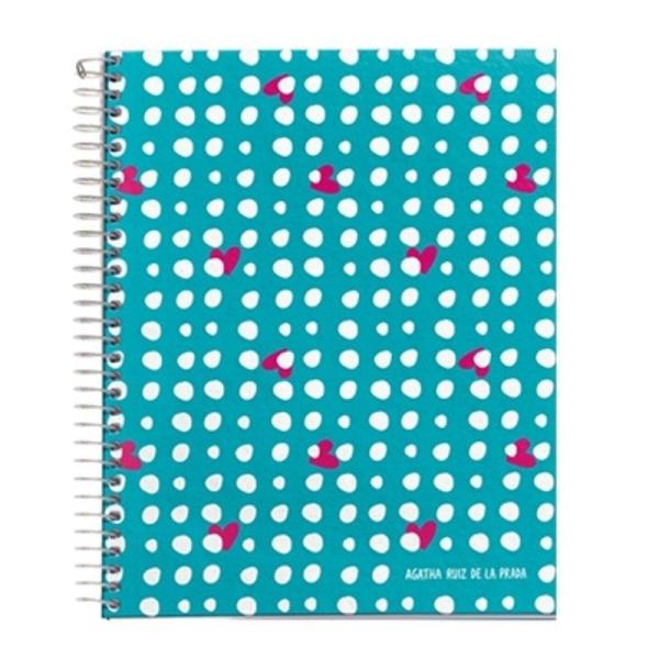 CUADERNO A4 CUADRICULA LLUVIA LUNARES AGATHA RUIZ DE LA PRADA 2426 - MIQUEL RIUS