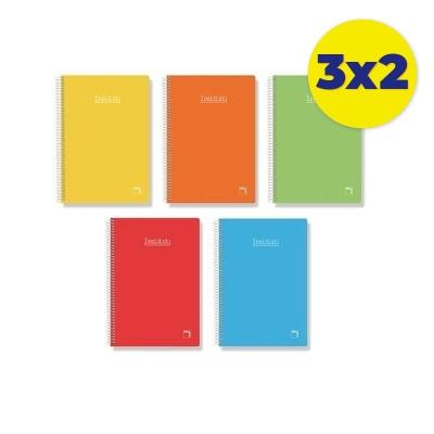 Promocion 3x2 Cuadernos con Espiral Pautado 2.5mm Sam Institut