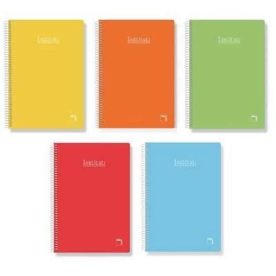 Cuaderno con Espiral Rayado Sam Institut 16737/ A5/ 80 Hojas/ 5