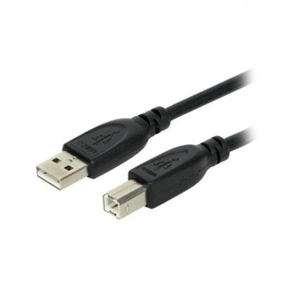 Cable USB 2.0 Impresora 3GO C104/ USB Macho - USB Tipo-B Macho/