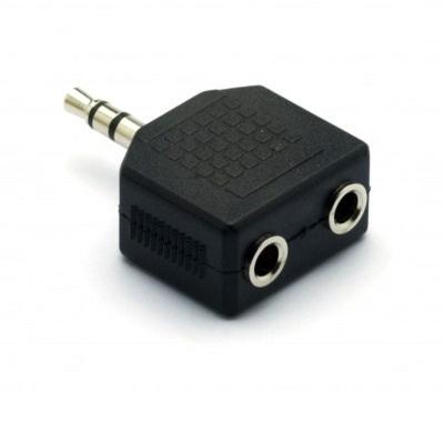 ADAPTADOR ESTÉREO GEBL 225B 2*JACK 3.5MM HEMBRA A JACK 3.5MM