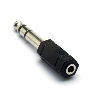 ADAPTADOR ESTÉREO GEBL 232B JACK 3.5MM HEMBRA A JACK 6.35MM