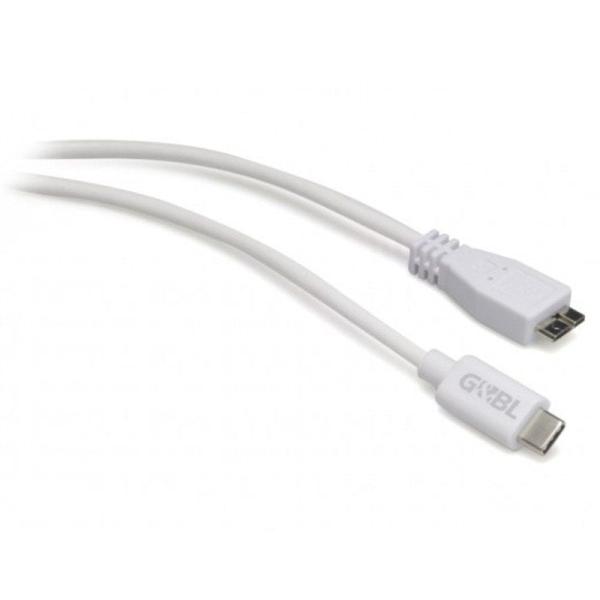 CABLE GEBL MIC30USBC10W USB TIPO-C A MICRO USB B 3.0 - 1 METRO - BLANCO