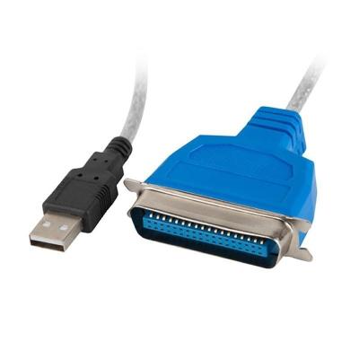 Adaptador USB a LPT Lanberg AD-0028-W/ USB Macho - LPT Macho/